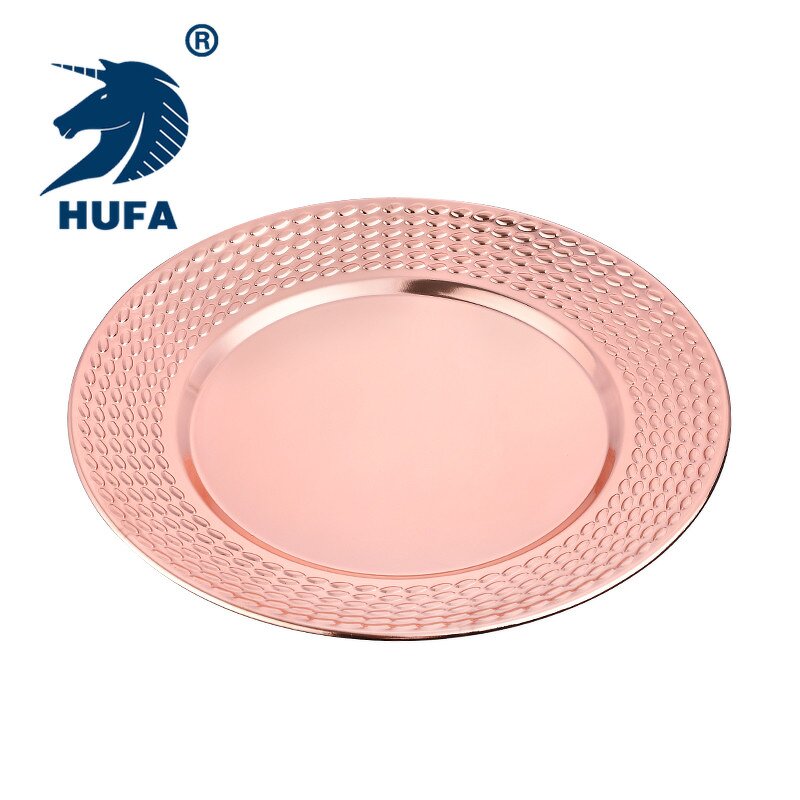 Charger Plate Manufacturer - OEM/ODM Custom Metal Elegant Rice Plate Dish