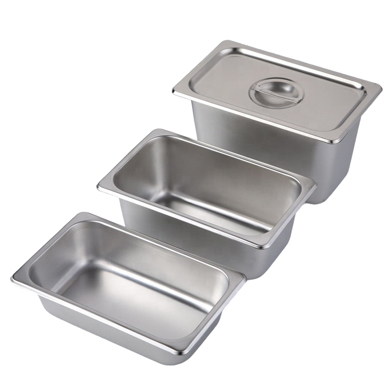 GN Container Manufacturer - OEM/ODM Custom 6.5cm Depth Rectangular Buffet Pan