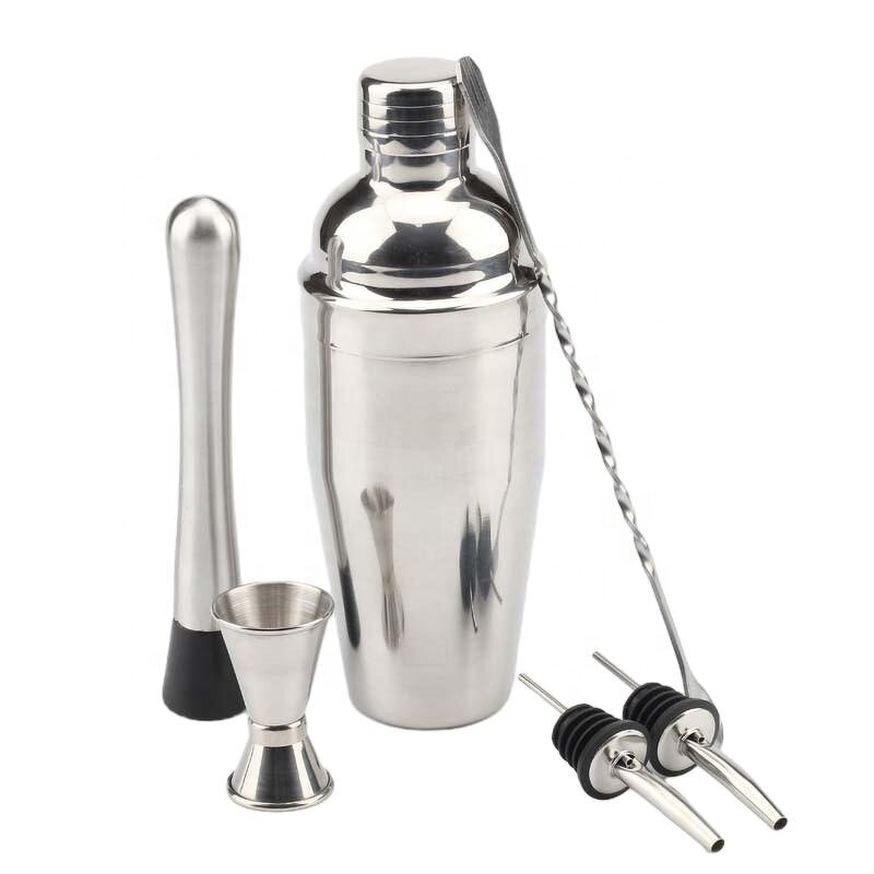 Cocktail Shaker Set Manufacturer - OEM/ODM Custom 24pcs Stainless Steel Barware
