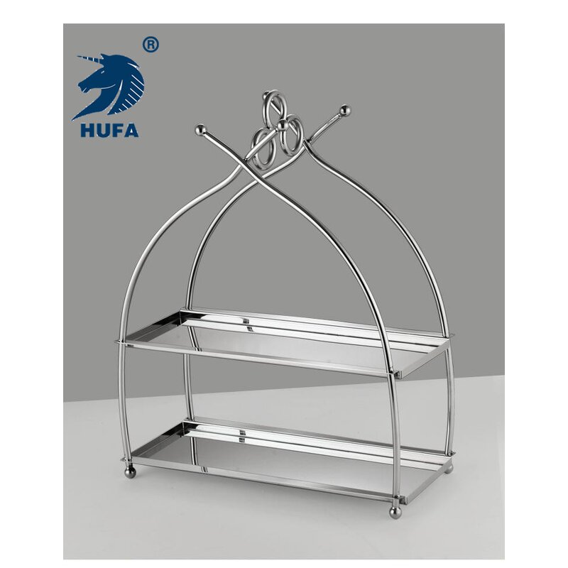 Fruit Plate Manufacturer - OEM/ODM Custom Party Birthday Double-layer Stand