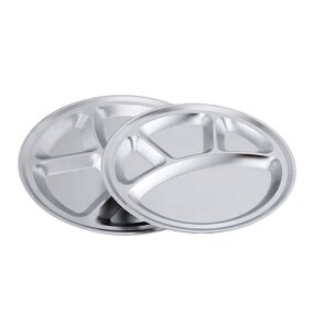 Serving Tray Manufacturer - OEM/ODM Custom Round 3 Compartment Charger Plate