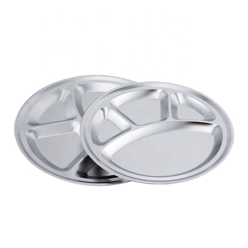 Serving Tray Manufacturer - OEM/ODM Custom Round 3 Compartment Charger Plate