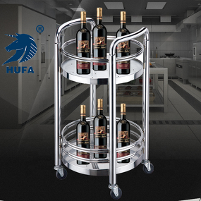 Buffet Trolley Manufacturer - OEM/ODM Custom 2 Tier Stainless Steel Luxury
