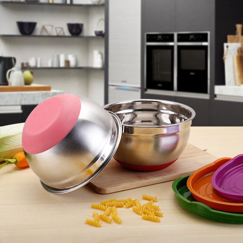 Salad Bowl Manufacturer - OEM/ODM Custom Kitchen Stainless Steel Mixing Bowl