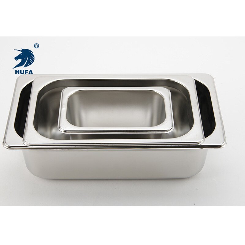 GN Pan Manufacturer - OEM/ODM Custom 1/3 15cm Depth Multiple Size Pan