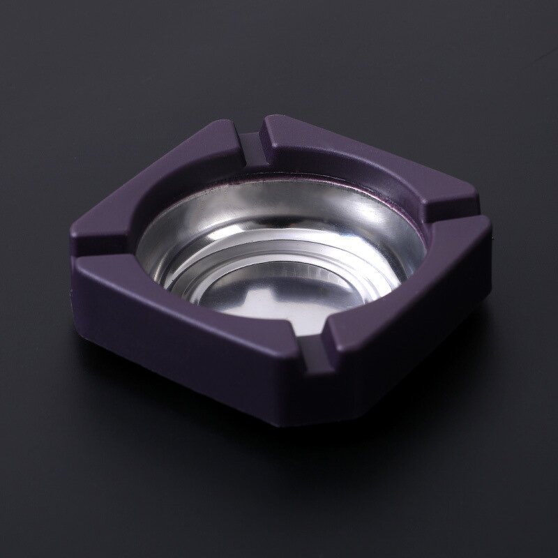 Ashtray Manufacturer - OEM/ODM Custom OEM Stainless Steel Square Pocket