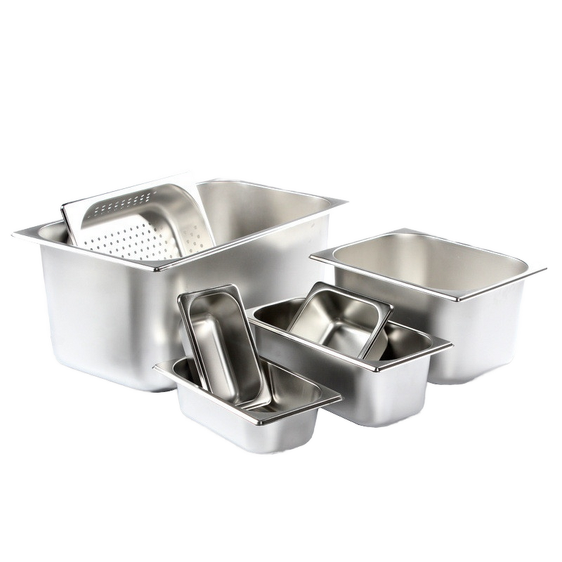 GN Container Manufacturer - OEM/ODM Custom 6.5cm Depth Rectangular Buffet Pan