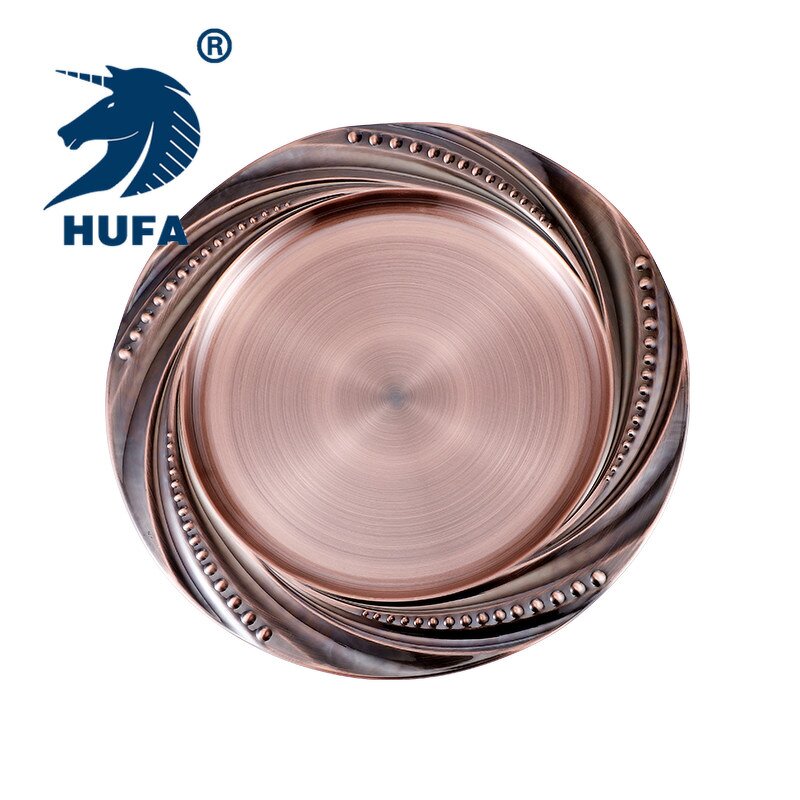 Pearl Plate Manufacturer - OEM/ODM Custom 10.3 Inch Round Metal Plate