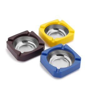 Ashtray Manufacturer - OEM/ODM Custom OEM Stainless Steel Square Pocket