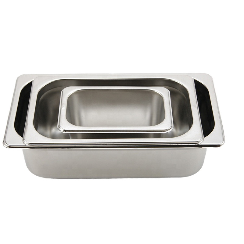 GN Container Manufacturer - OEM/ODM Custom 6.5cm Depth Rectangular Buffet Pan