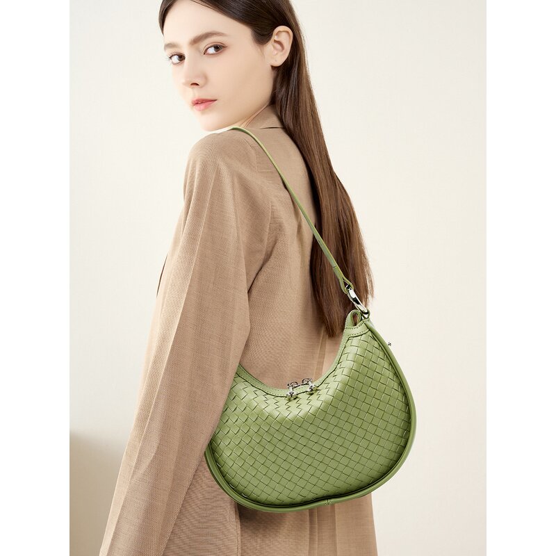 Crossbody Bag Manufacturer - OEM/ODM Custom Women's Genuine Leather Woven Bag