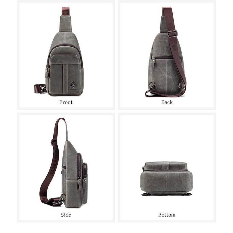 Crossbody Bag Manufacturer - OEM/ODM Custom Retro Genuine Leather Travel Backpack