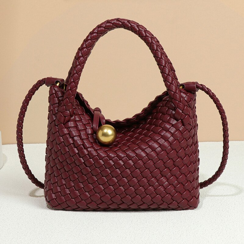 Tote Handbag Manufacturer - OEM/ODM Custom Women's Vegan Leather Woven Bag