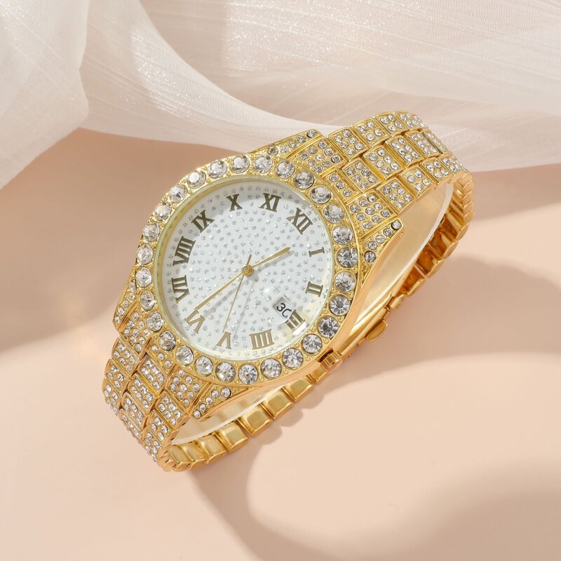 Jewelry Set Manufacturer - OEM/ODM Custom Lady Diamond Daisy Watch Bracelet