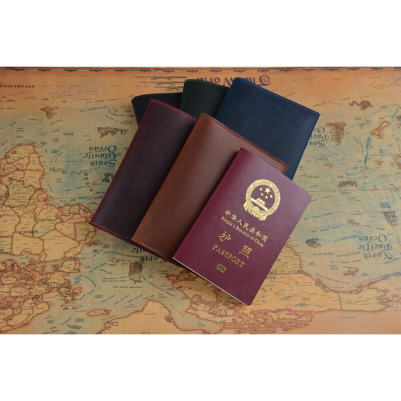 Leather Wallet Manufacturer - OEM/ODM Custom Vintage Genuine Cow Passport Holder