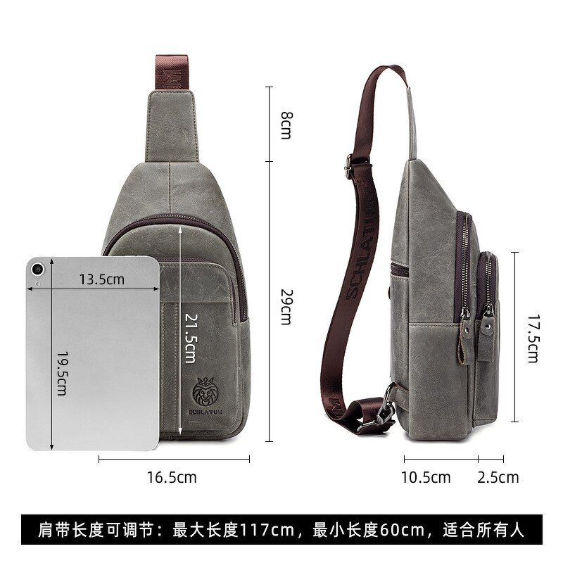 Crossbody Bag Manufacturer - OEM/ODM Custom Retro Genuine Leather Travel Backpack