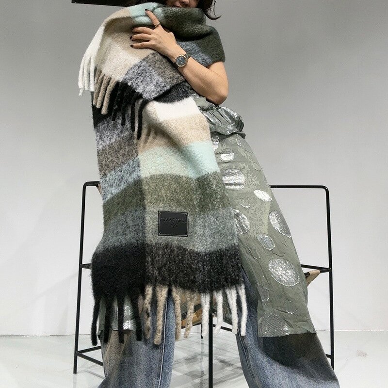 Cashmere Scarf Manufacturer - OEM/ODM Custom Winter Women Warm Wool Shawl