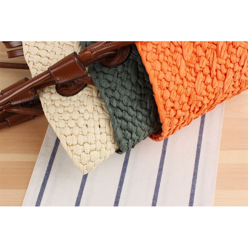 Beach Bag Manufacturer - OEM/ODM Custom Lady Fashion Straw Shoulder Bag