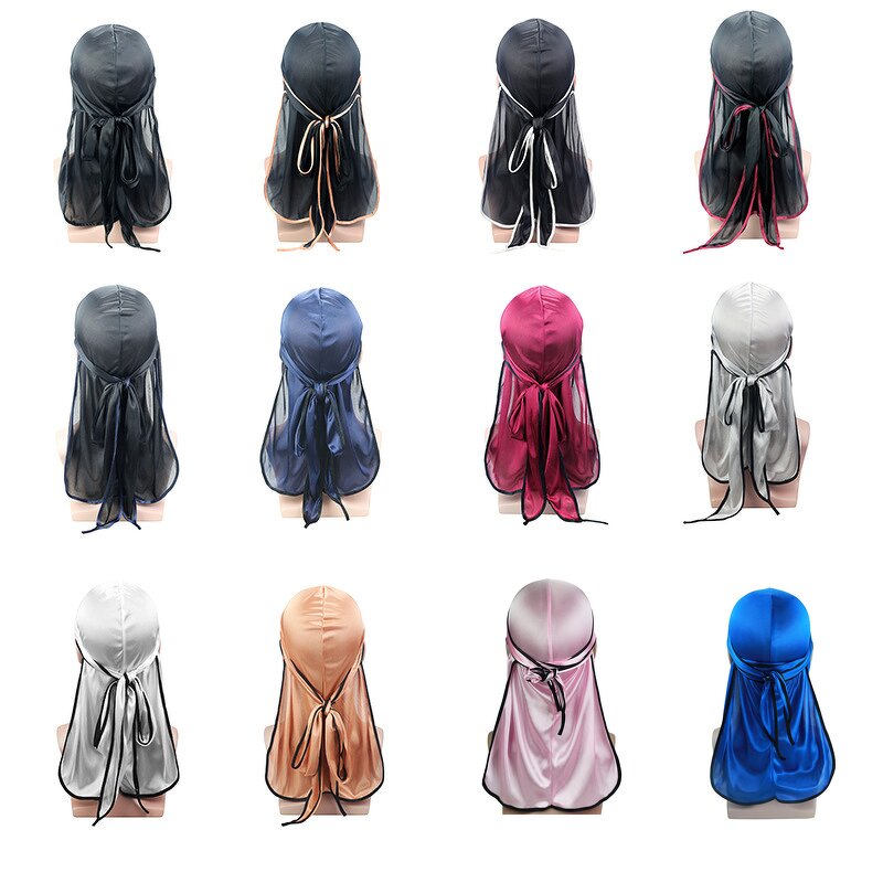 Durag Manufacturer - OEM/ODM Custom Satin Silky Long Tail Hip Hop