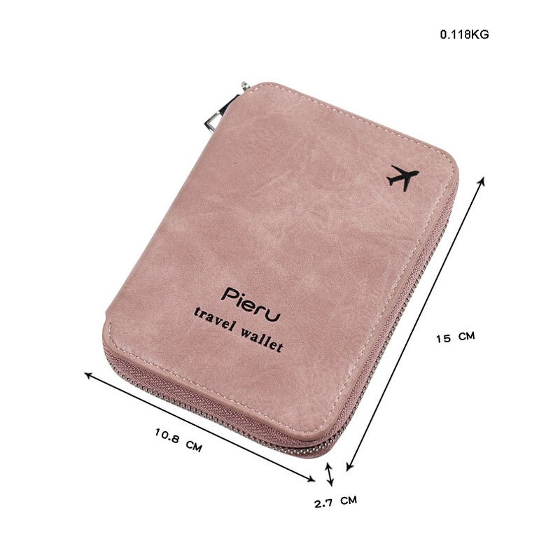 Passport Holder Manufacturer - OEM/ODM Custom Multi-Functional RFID Zipper Purse