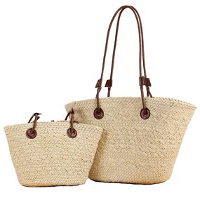 Beach Bag Manufacturer - OEM/ODM Custom Lady Fashion Straw Shoulder Bag
