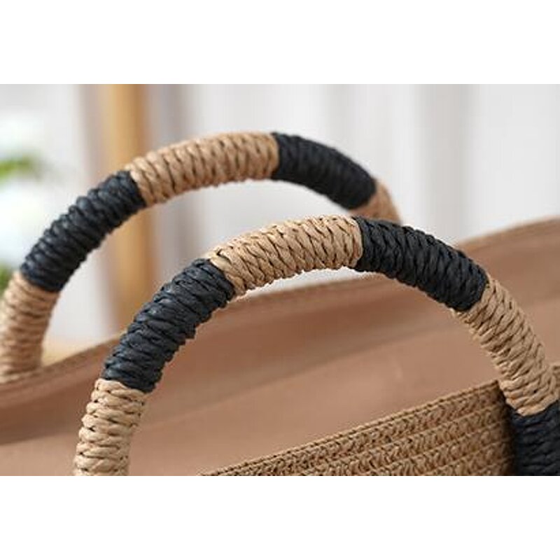 Straw Tote Bag Manufacturer - OEM/ODM Custom Ladies Hand-Woven Beach Bag