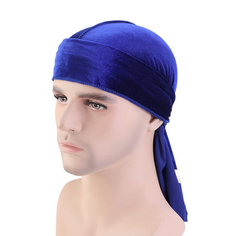 Durag Manufacturer - OEM/ODM Custom Long Tail Pirate Bonnet Velvet