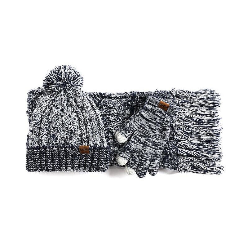 Winter Hat Set Manufacturer - OEM/ODM Custom Knitted Wool Pompom Beanie Scarf