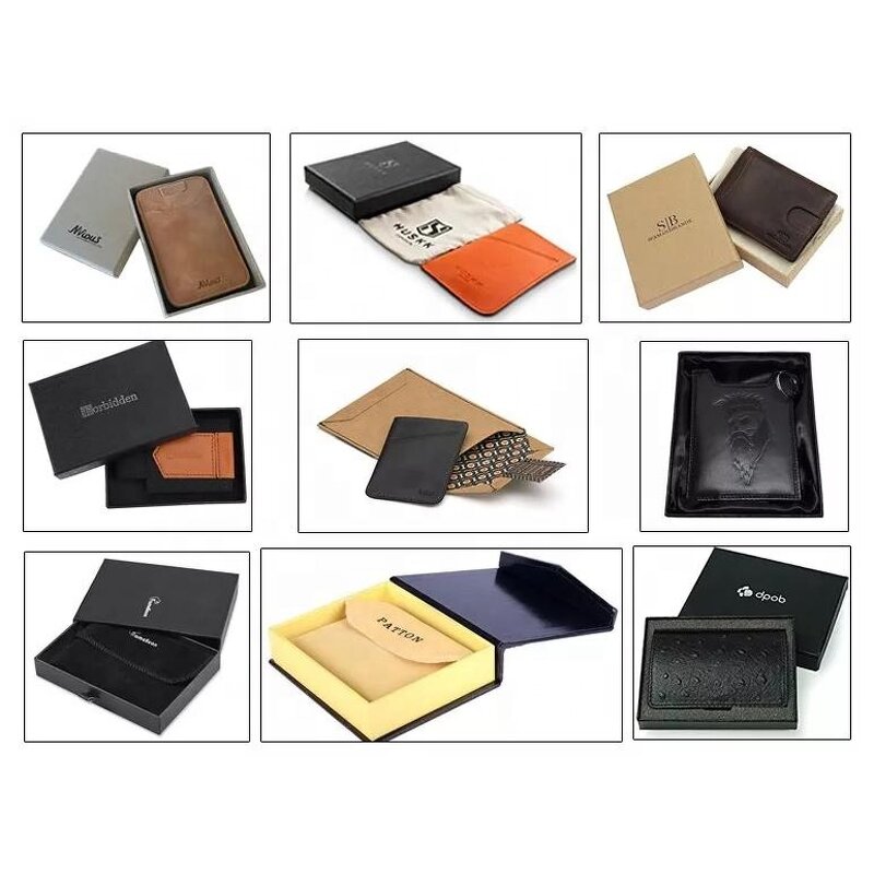 Card Holder Manufacturer - OEM/ODM Custom Genuine Leather RFID Aluminum Clip