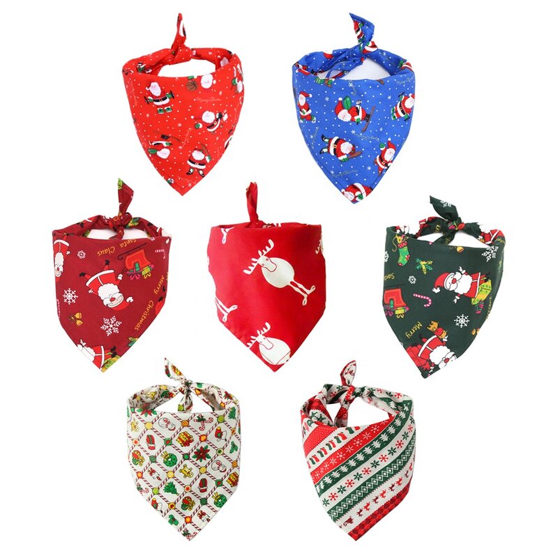 Pet Scarf Set Manufacturer - OEM/ODM Custom 4pcs Tropical Fruit Triangle Bandana