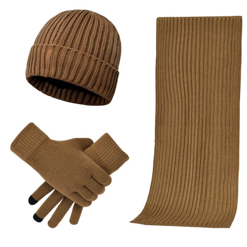 Winter Accessory Set Manufacturer - OEM/ODM Custom Beanie Scarf Gloves Touch Set