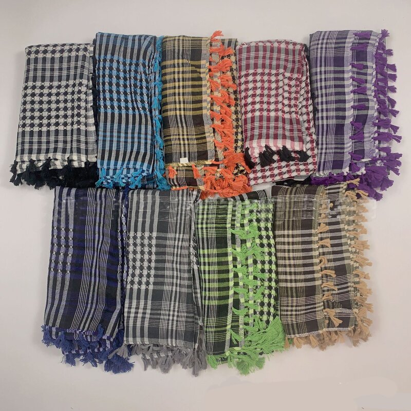 Shemagh Scarf Manufacturer - OEM/ODM Custom Arab Keffiyeh Cotton Neck Wrap