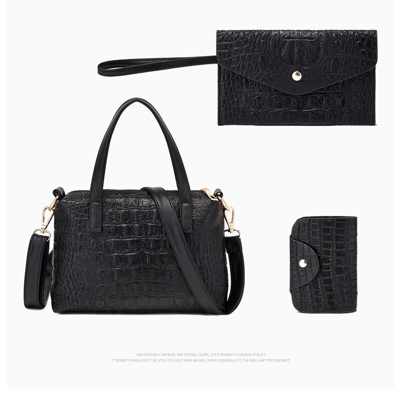 Handbag Set Manufacturer - OEM/ODM Custom Women's 4 Piece Tote Satchel Set