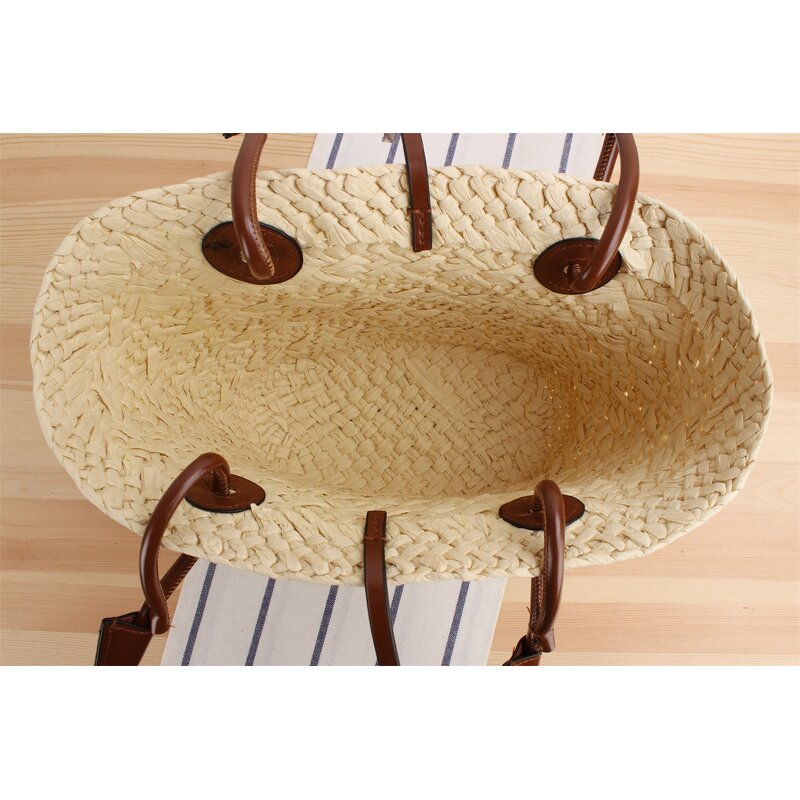 Beach Bag Manufacturer - OEM/ODM Custom Lady Fashion Straw Shoulder Bag