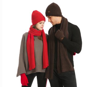 Winter Accessory Set Manufacturer - OEM/ODM Custom Beanie Scarf Gloves Touch Set