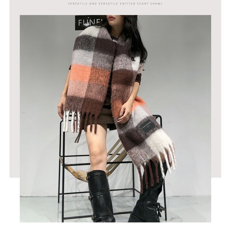 Cashmere Scarf Manufacturer - OEM/ODM Custom Winter Women Warm Wool Shawl