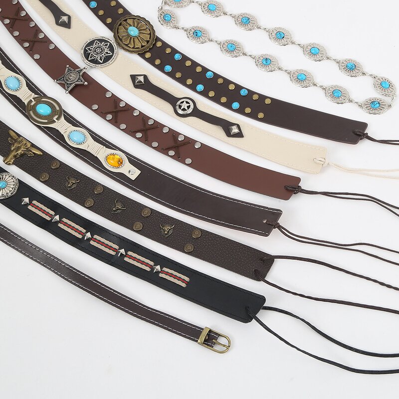Cowboy Hat Band Manufacturer - OEM/ODM Custom Ethnic Western Turquoise Belt
