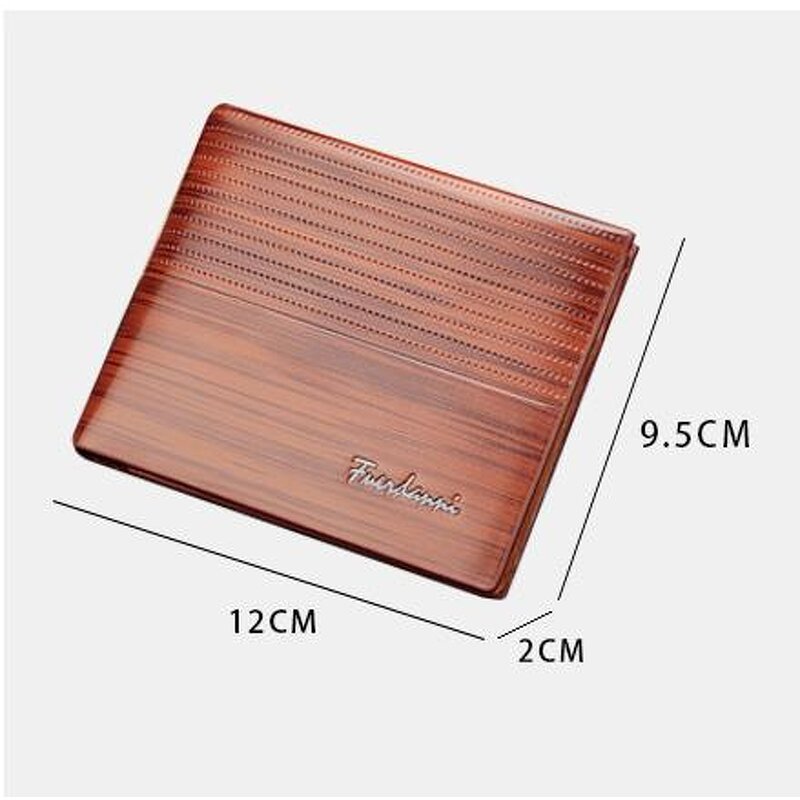 Wallet Manufacturer - OEM/ODM Custom Men's Business Short Bifold PU