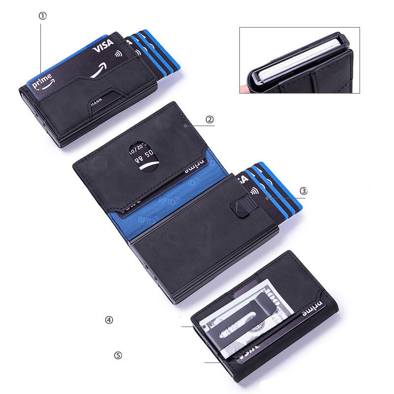 Smart Wallet Manufacturer - OEM/ODM Custom Magnetic RFID Pop Card Holder