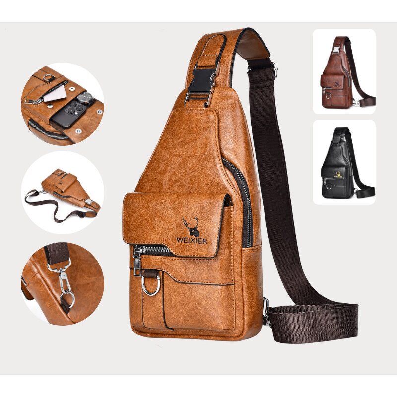 Messenger Bag Manufacturer - OEM/ODM Custom Large Capacity PU Crossbody