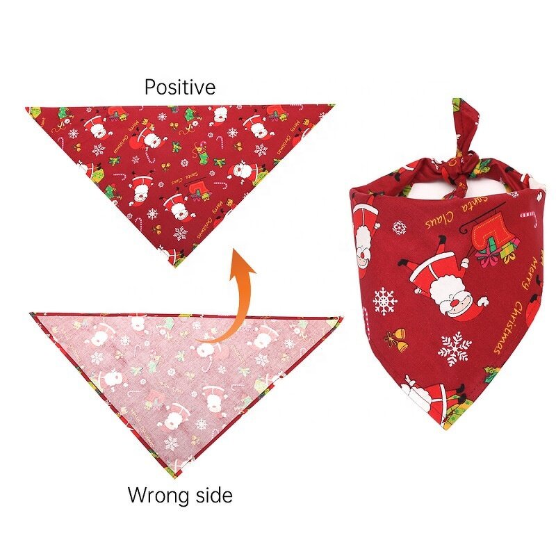 Pet Scarf Set Manufacturer - OEM/ODM Custom 4pcs Tropical Fruit Triangle Bandana