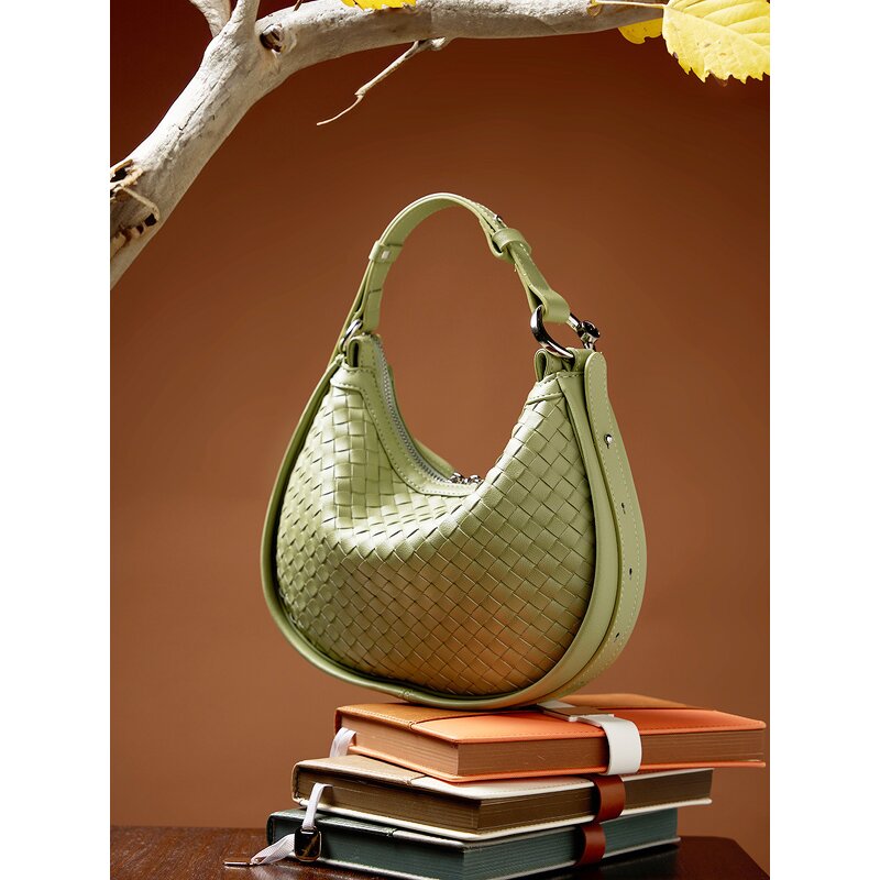 Crossbody Bag Manufacturer - OEM/ODM Custom Women's Genuine Leather Woven Bag