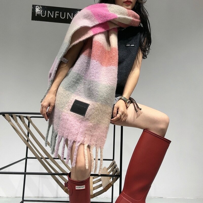 Cashmere Scarf Manufacturer - OEM/ODM Custom Winter Women Warm Wool Shawl