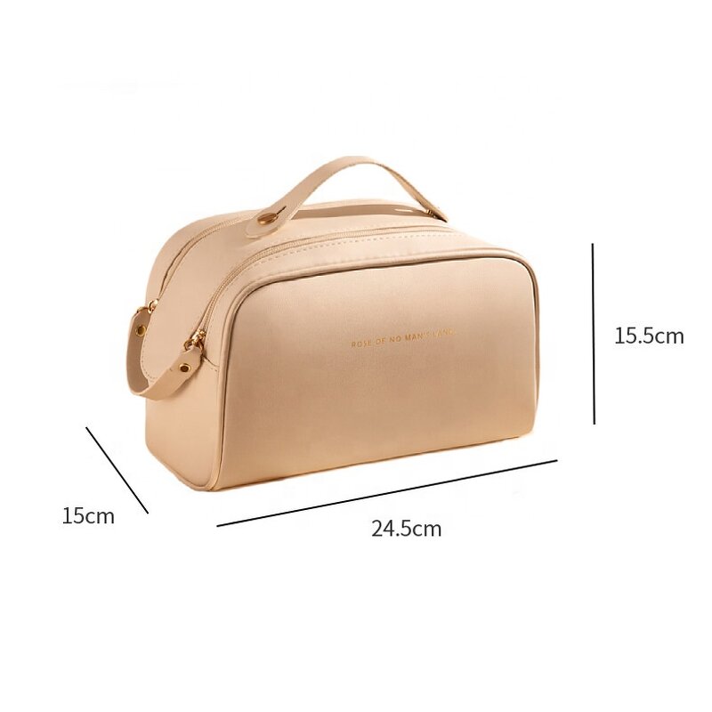 Makeup Pouch Manufacturer - OEM/ODM Custom Large Capacity PU Cosmetic Bag