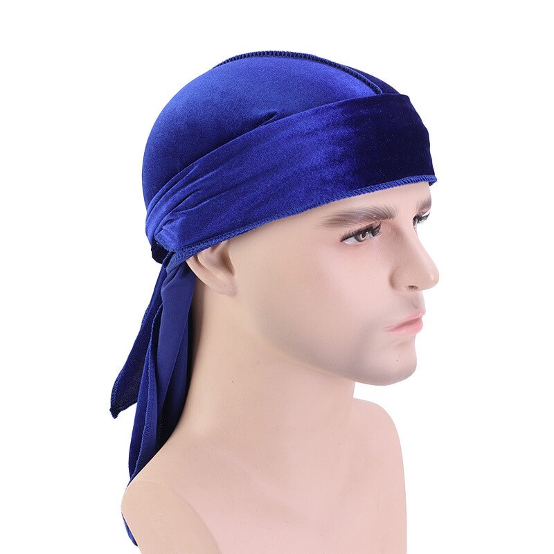 Durag Manufacturer - OEM/ODM Custom Long Tail Pirate Bonnet Velvet