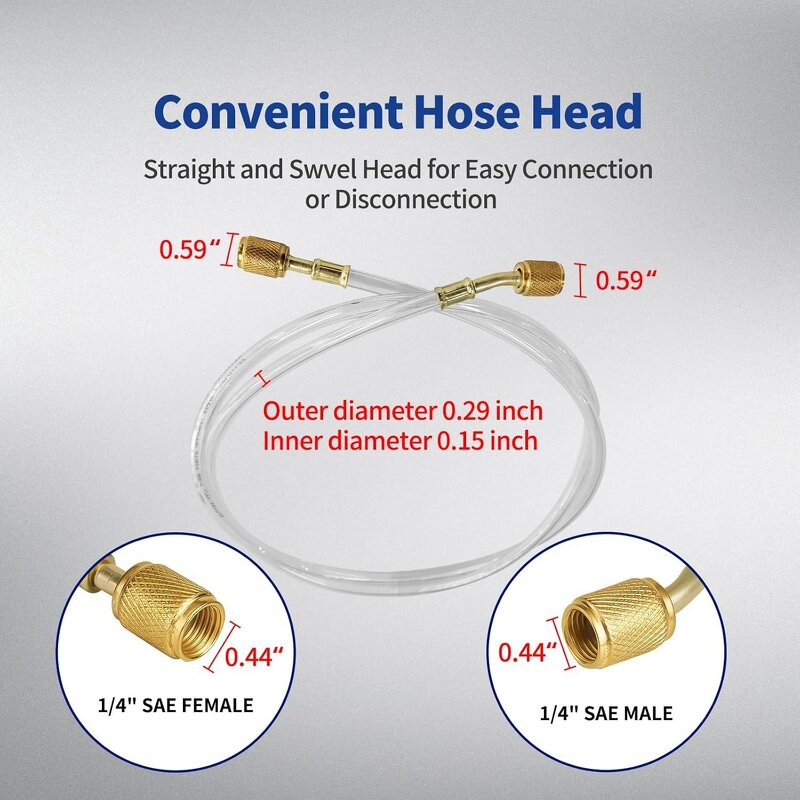 AC Charging Hose Factory - Customizable Length Freon Tube