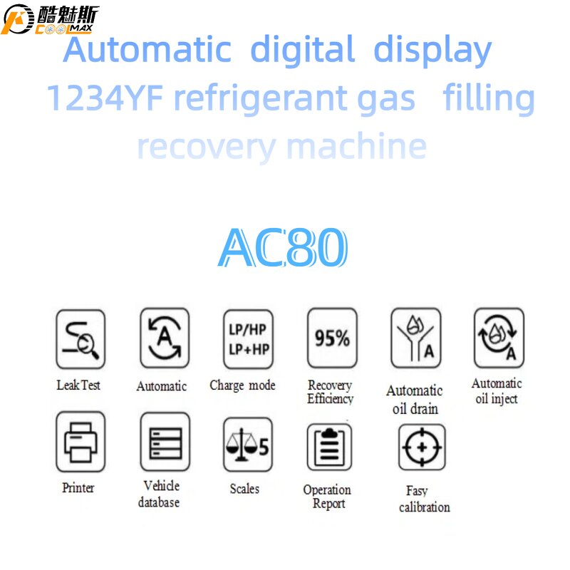 AC Recovery Machine Supplier - Dual Use R134a/R1234yf Filling