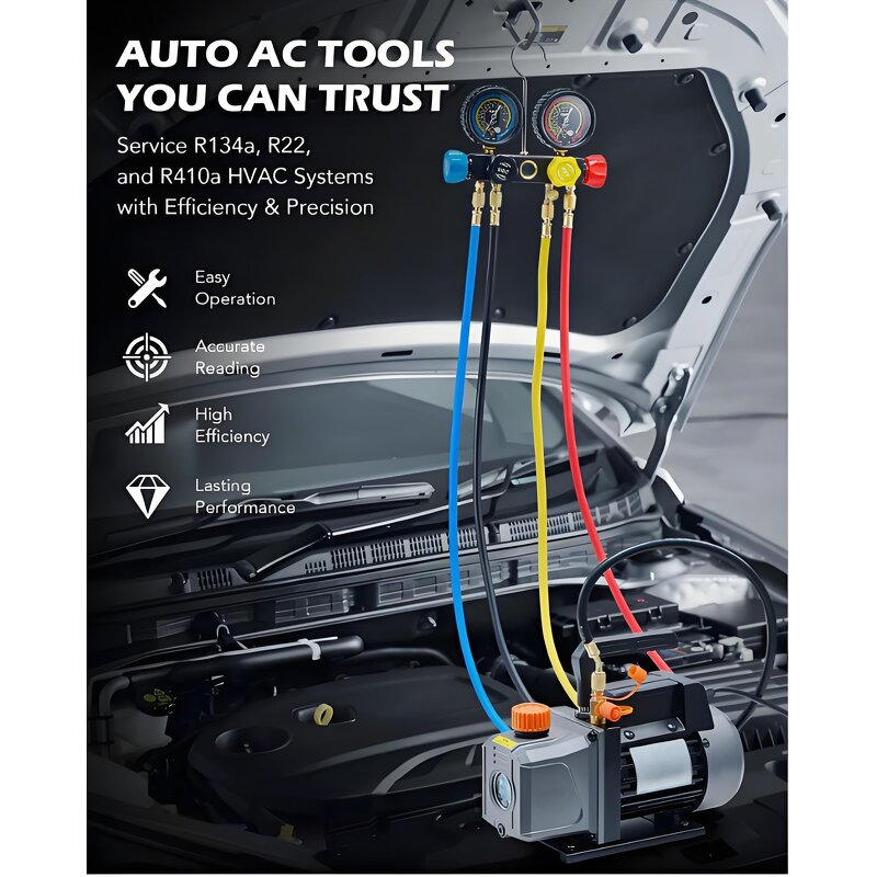 Car AC Vacuum Pump Factory - Dual Purpose Pumping Machine