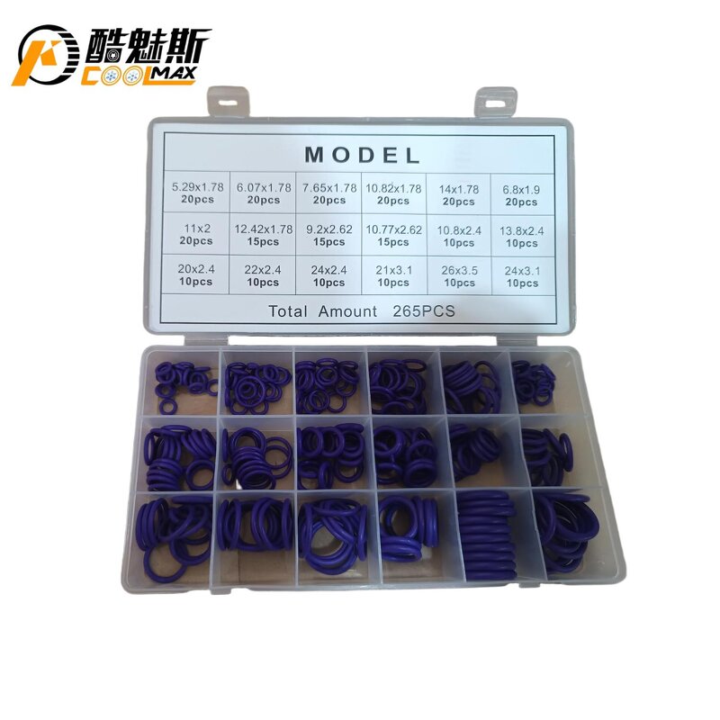 O-ring Assortment Kit Supplier - 270pcs 18 Sizes Green Kit