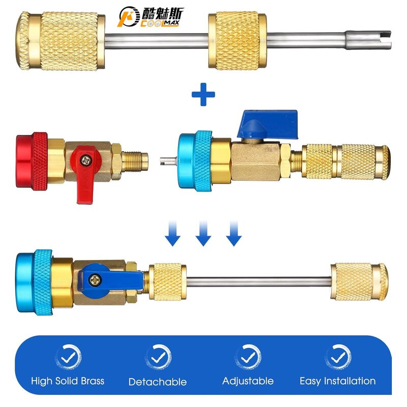 R134a Valve Core Tool Kit Manufacturer - OEM Customizable Sets